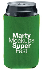 Drink bottle mock up with artwork design