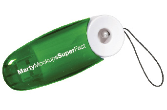 Promotional USB Thumb Drive Virtual Logo Print Sample